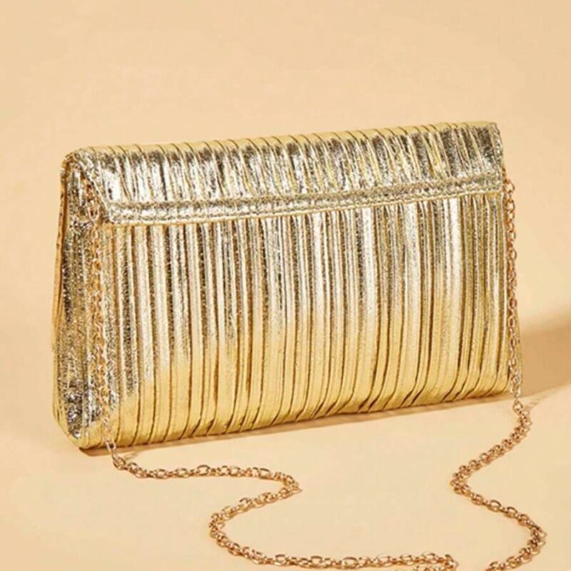 حقيبة يد لامعة بسلسلة، حقيبة عروس مثالية للحفلات والزفاف والسهرات والعشاء، تتناسب مع فستان الزفاف والفساتين الرسمية وفساتين الحفلات والأعياد