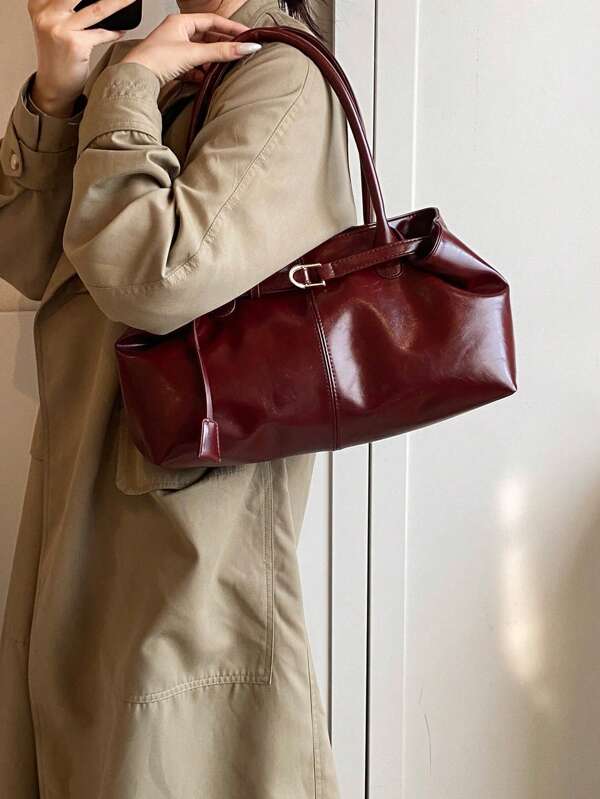 حقيبة يد نسائية سعة كبيرة من الجلد الصناعي