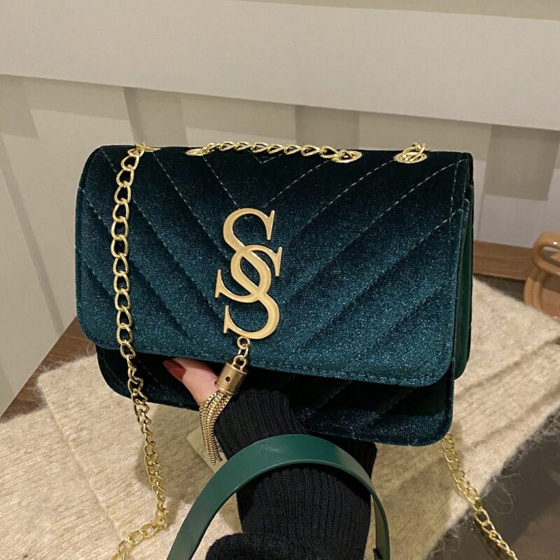 حقيبة صغيرة مربعة، حقيبة يد نسائية موضة جديد